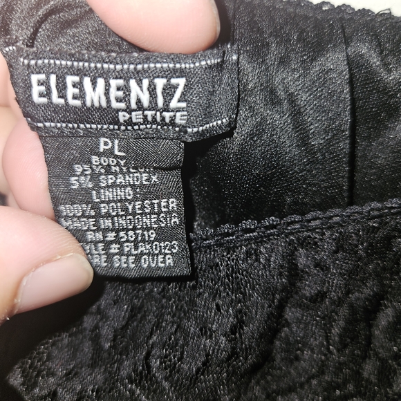 Elementz Black Lace Maxi Skirt - Picture 3 of 6